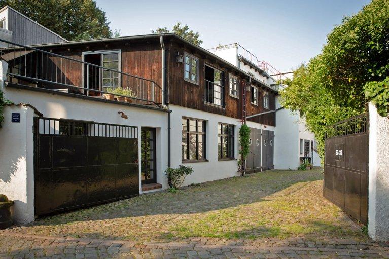 Blick auf das Factorial-Büro in Altona, Hamburg, Deutschland.